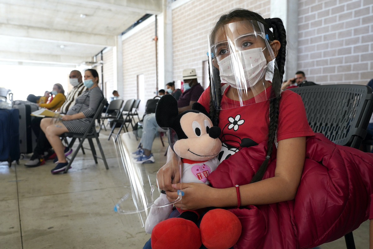 8 year old migrant in Texas