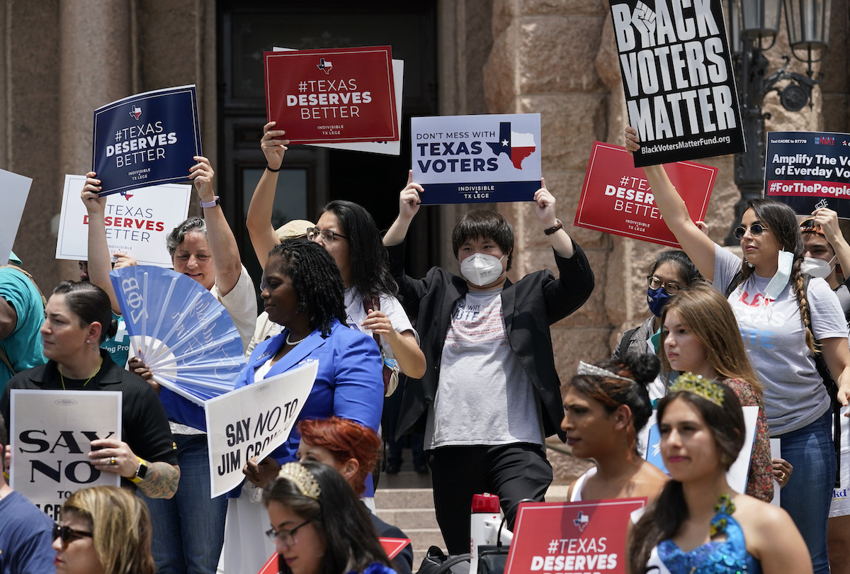 voting rights rally austin texas july 2021