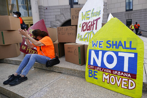 Eviction protest