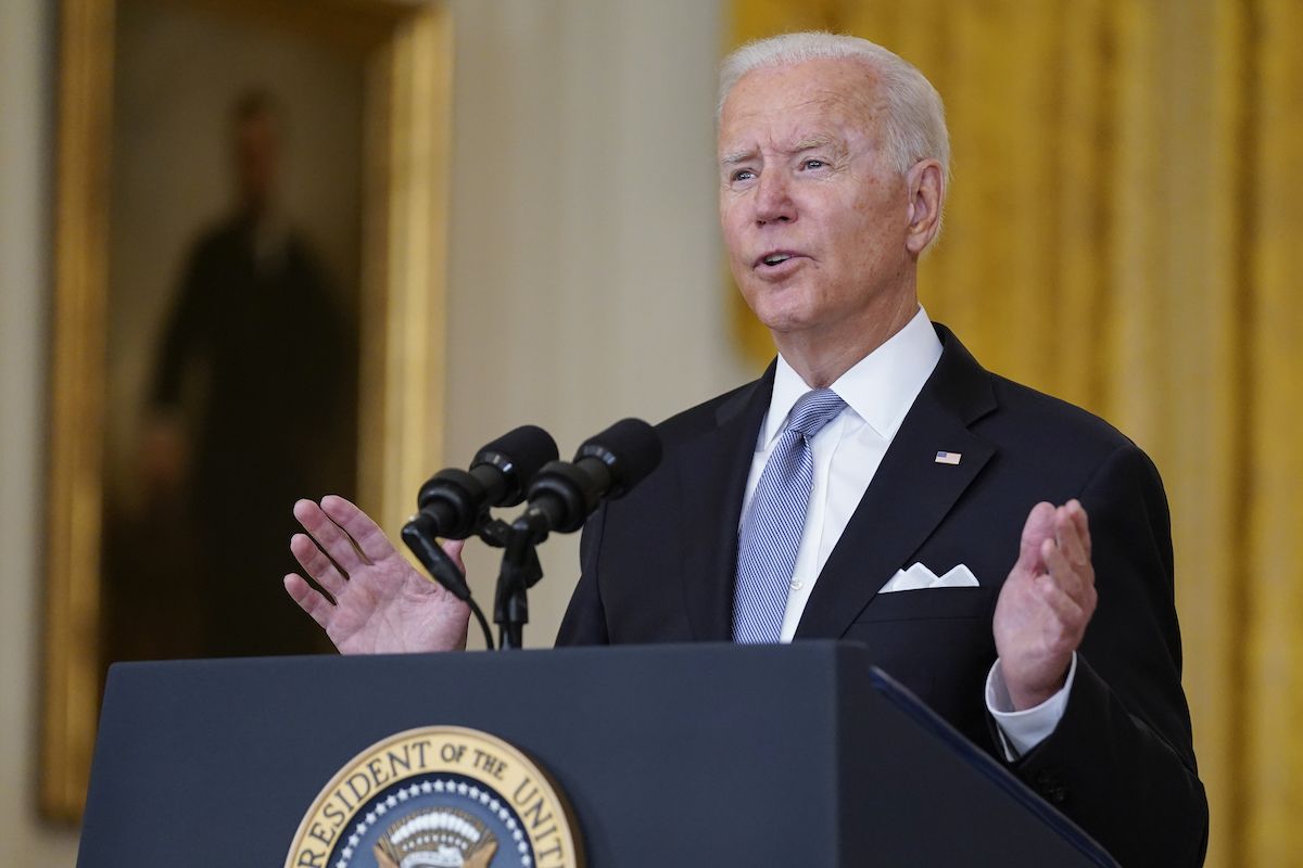 Biden Afghanistan speech art for Charlie Kirk fact-check