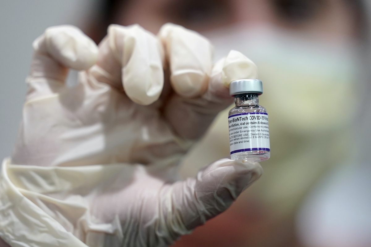 Pfizer vaccine vial