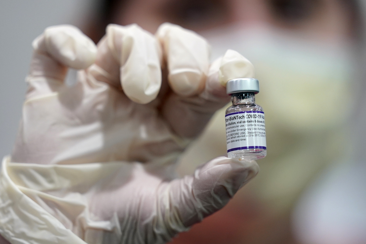 Pfizer vaccine vial