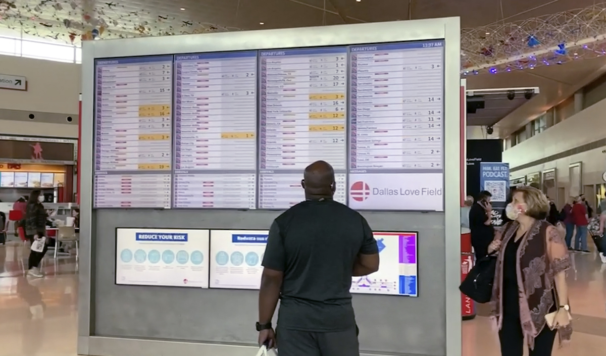 Southwest October cancelled flights Dallas art