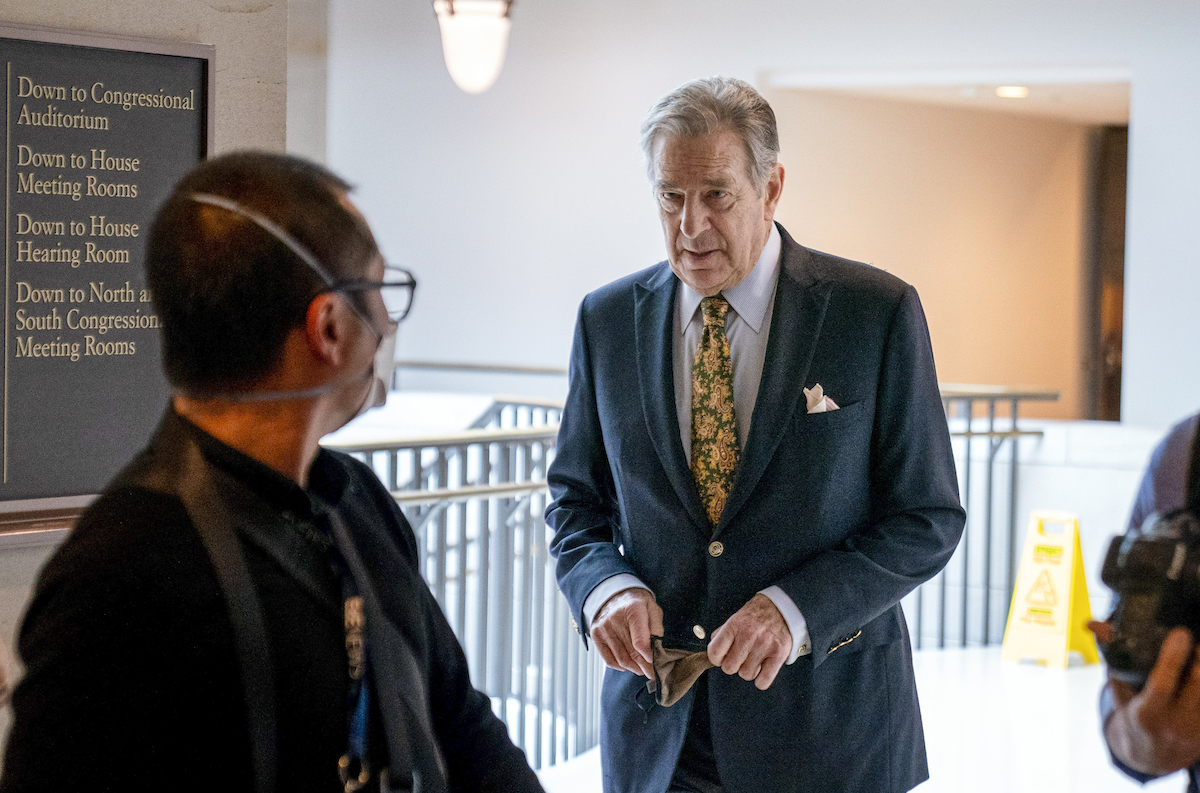 Paul Pelosi March 17, 2022, on Capitol Hill
