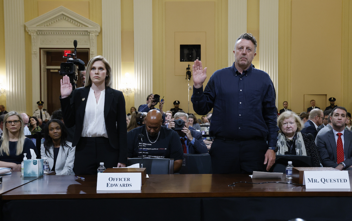 Jan. 6 Hearing: Witnesses Officer Caroline Edwards and Filmmaker Nick Quested