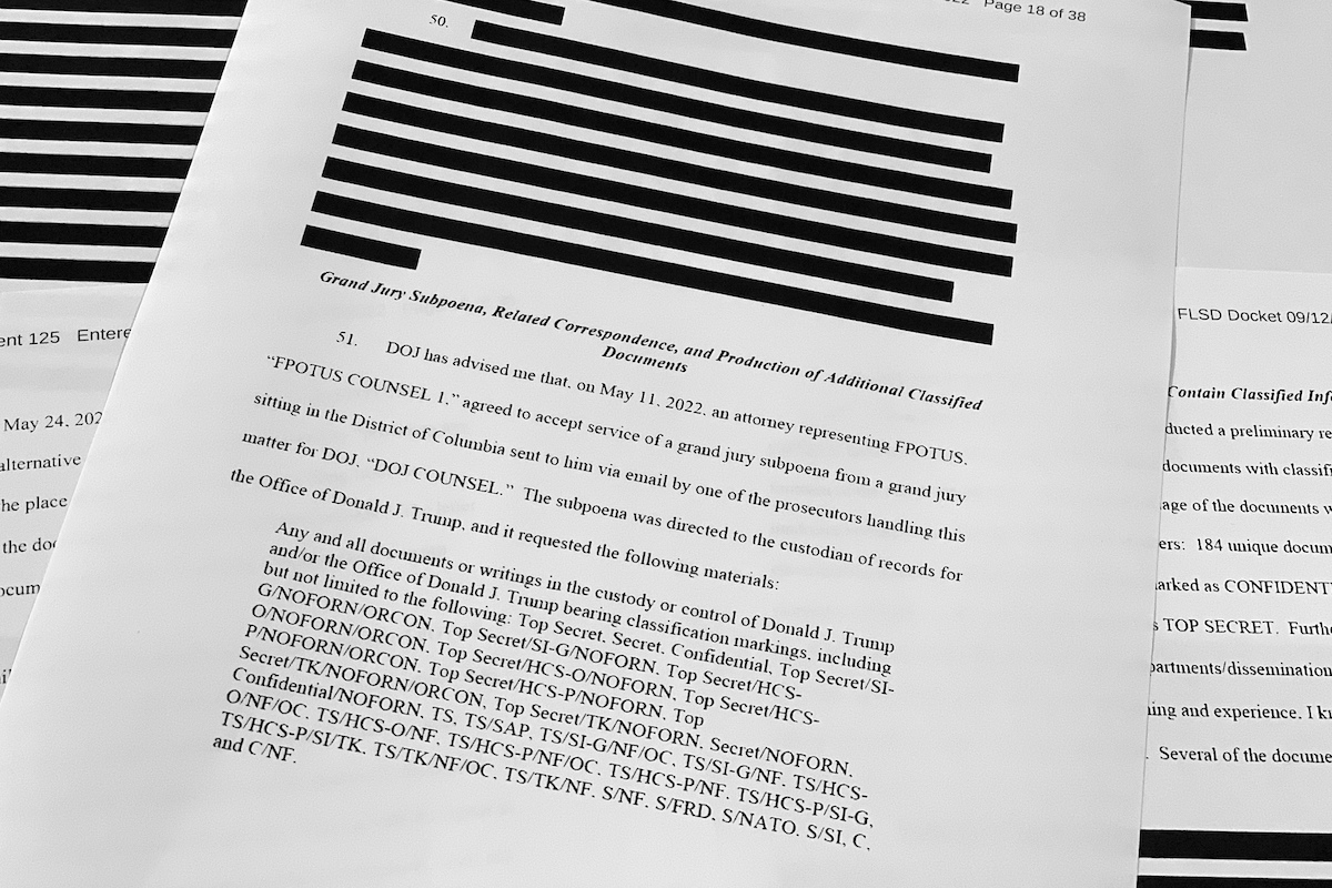 Mar-a-Lago documents August 2022