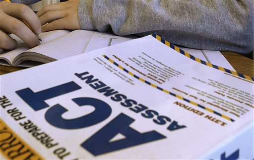 ACT test scores WV