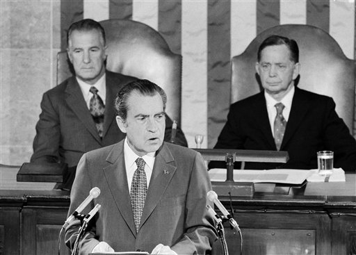 Carl Albert and Nixon