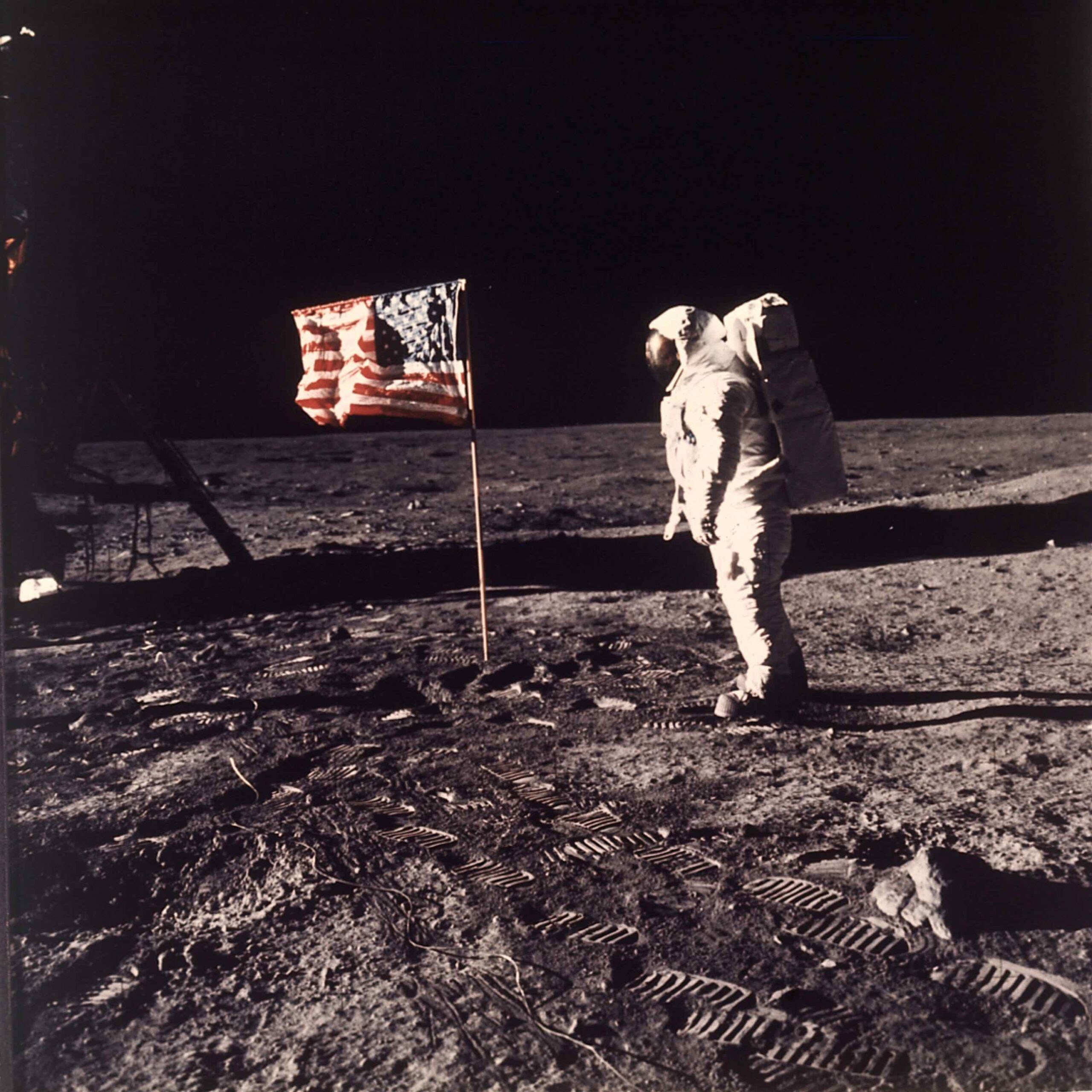 man on moon