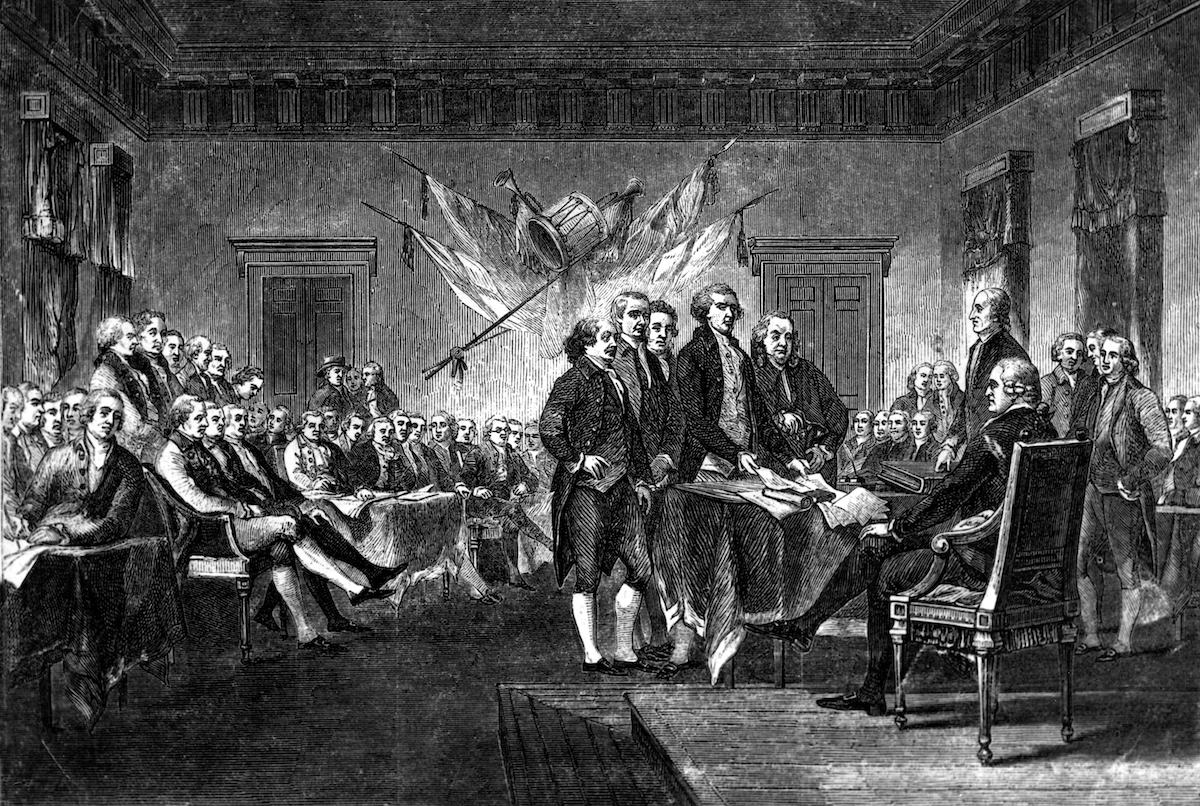 Declaration of Independence painting art