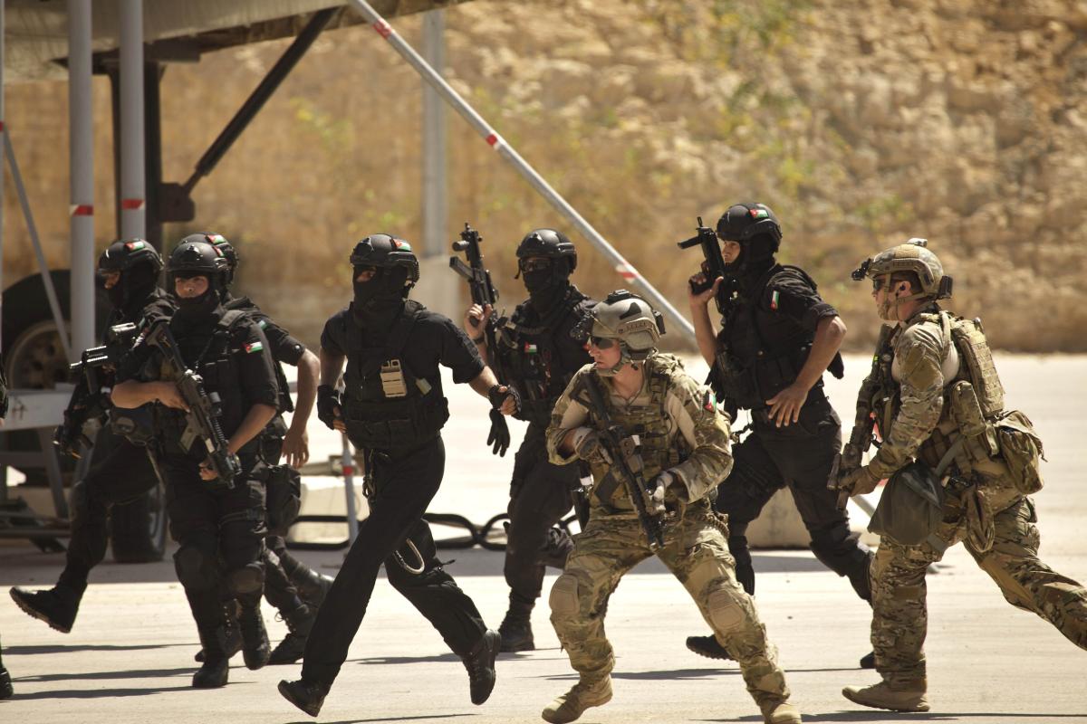 Soldiers in Jordan, AP file
