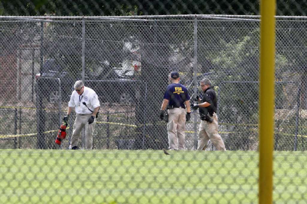 AP photo of Alexandria rampage crime scene