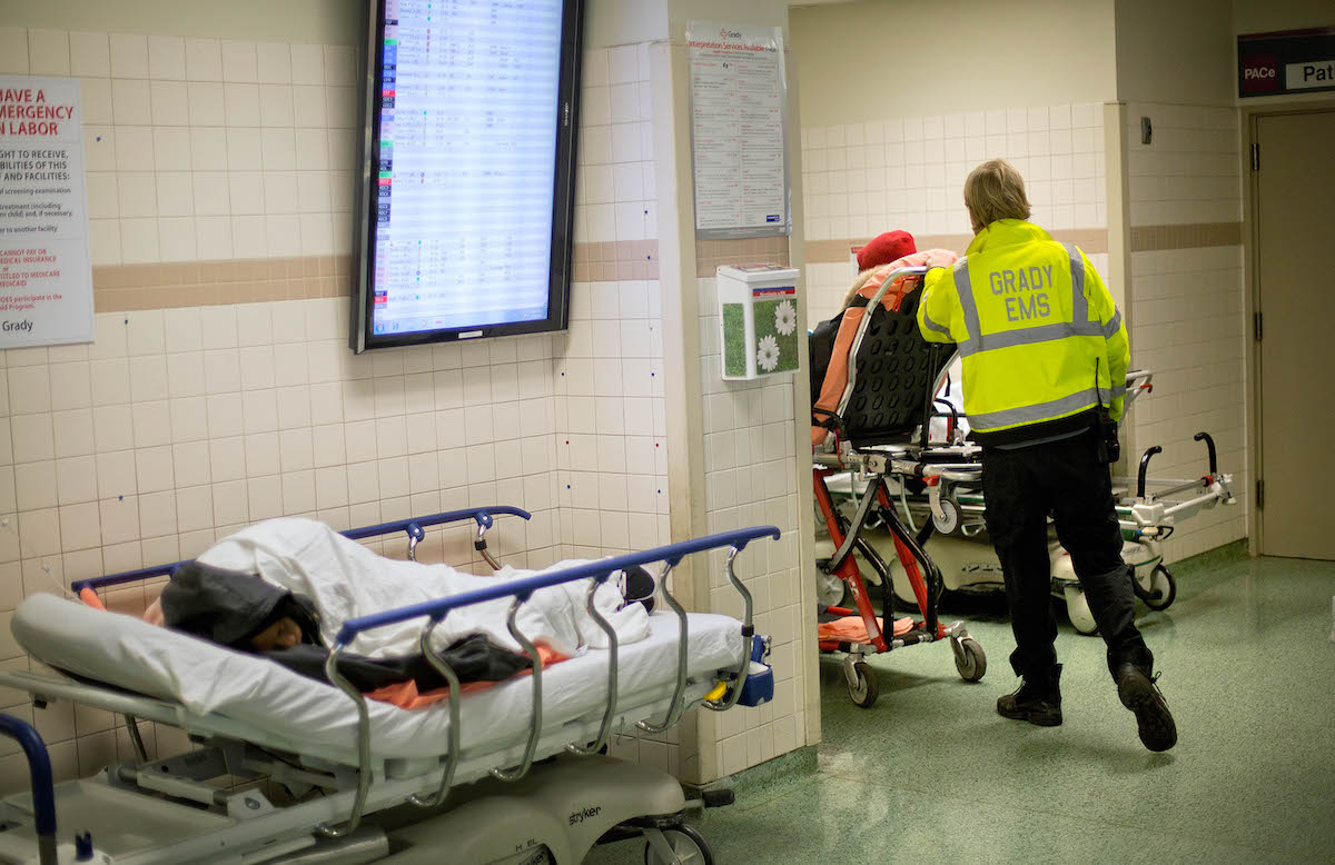 Atlanta hospital ER scene