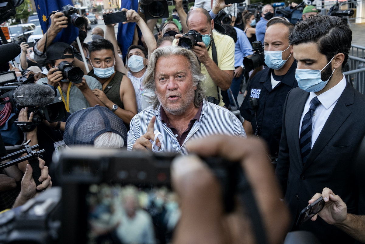 Bannon arrested