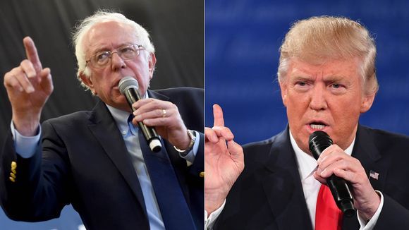 Bernie Sanders Donald Trump