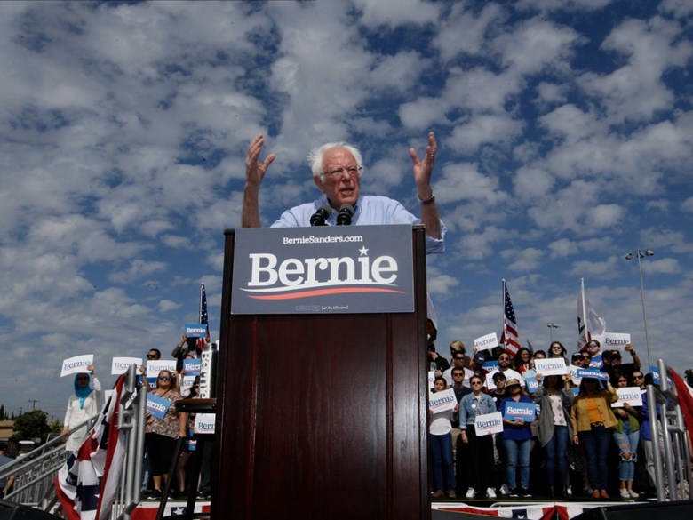 Bernie Sanders in Santa Ana, CA