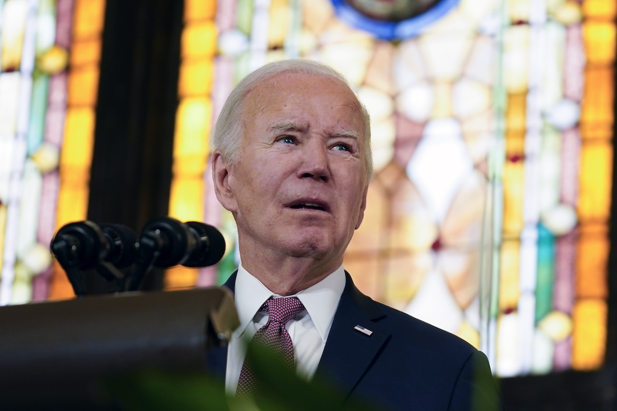 Joe Biden Mother Emanuel AME Church Charleston SC Jan. 8, 2024