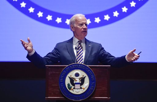 Joe Biden at the capitol Feb. 7, 2018