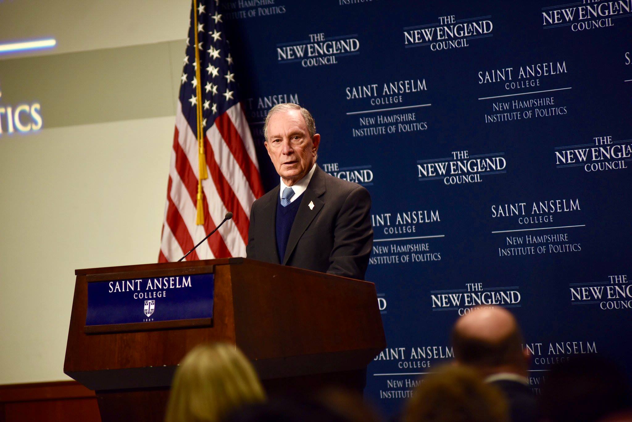Mike Bloomberg in New Hampshire