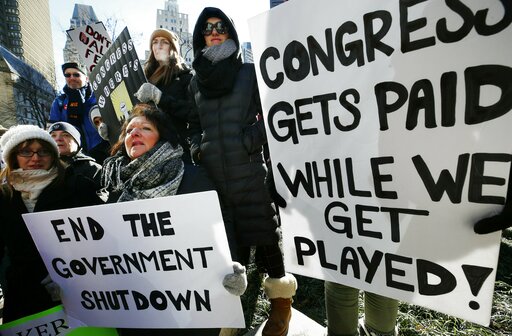 Boston shutdown protest