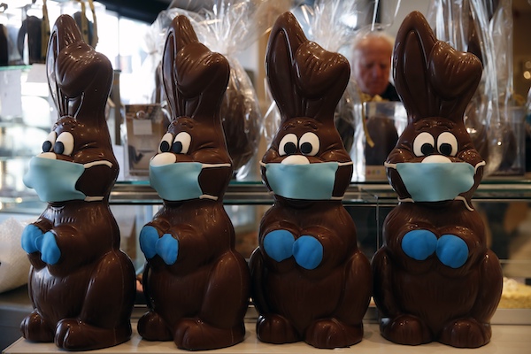 chocolate bunny masks