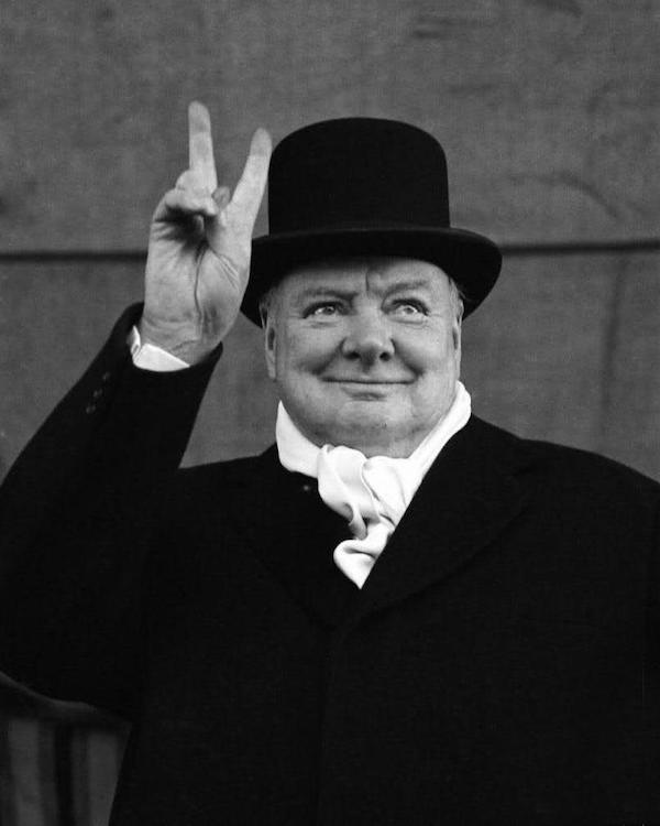 Churchill portrait