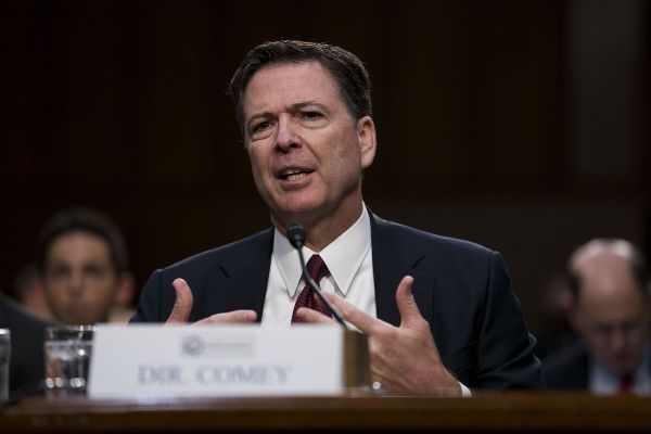 Comey testifying