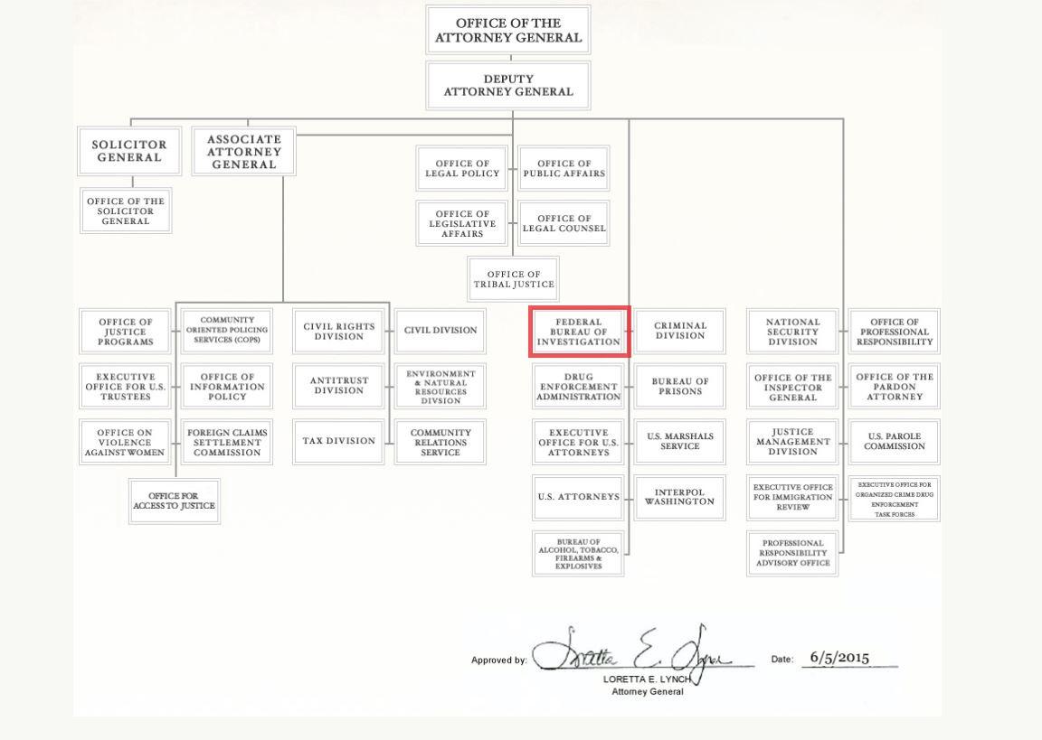 DOJ structure