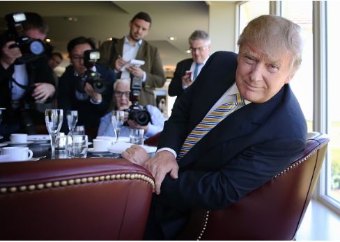 Trump smug