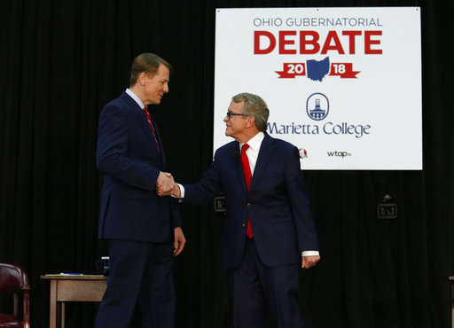 DeWine Cordray Marietta College debate 2018