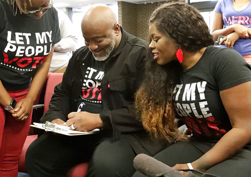 Desmond Meade registers under Amendment 4 Jan 2019