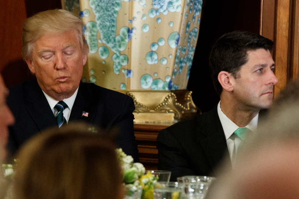 Donald Trump Paul Ryan Capitol Hill