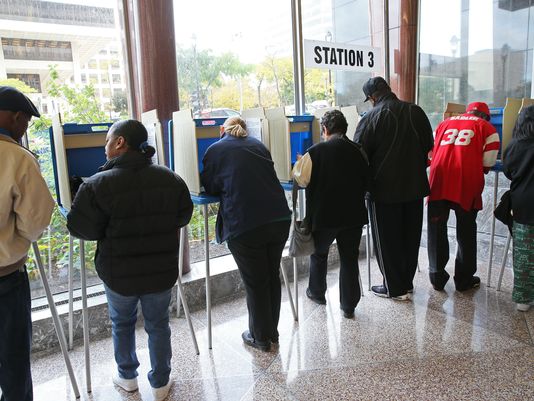 Early voting in Milwaukee