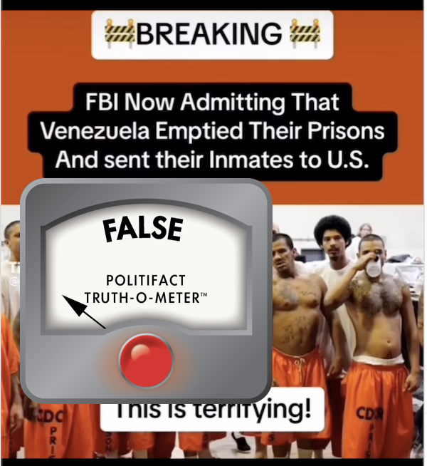 False embed Venezuela 'inmates'