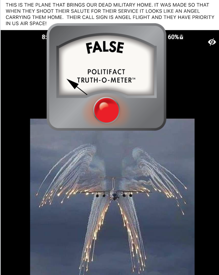 Angel plane false