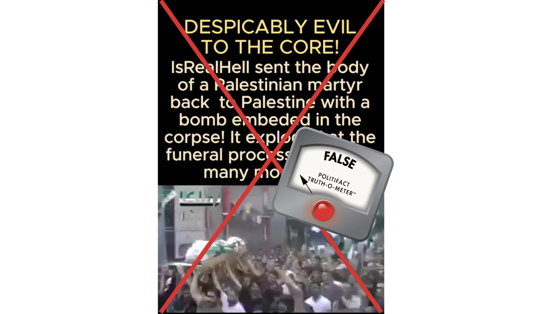 False claim Palestinian funeral, 07/2012