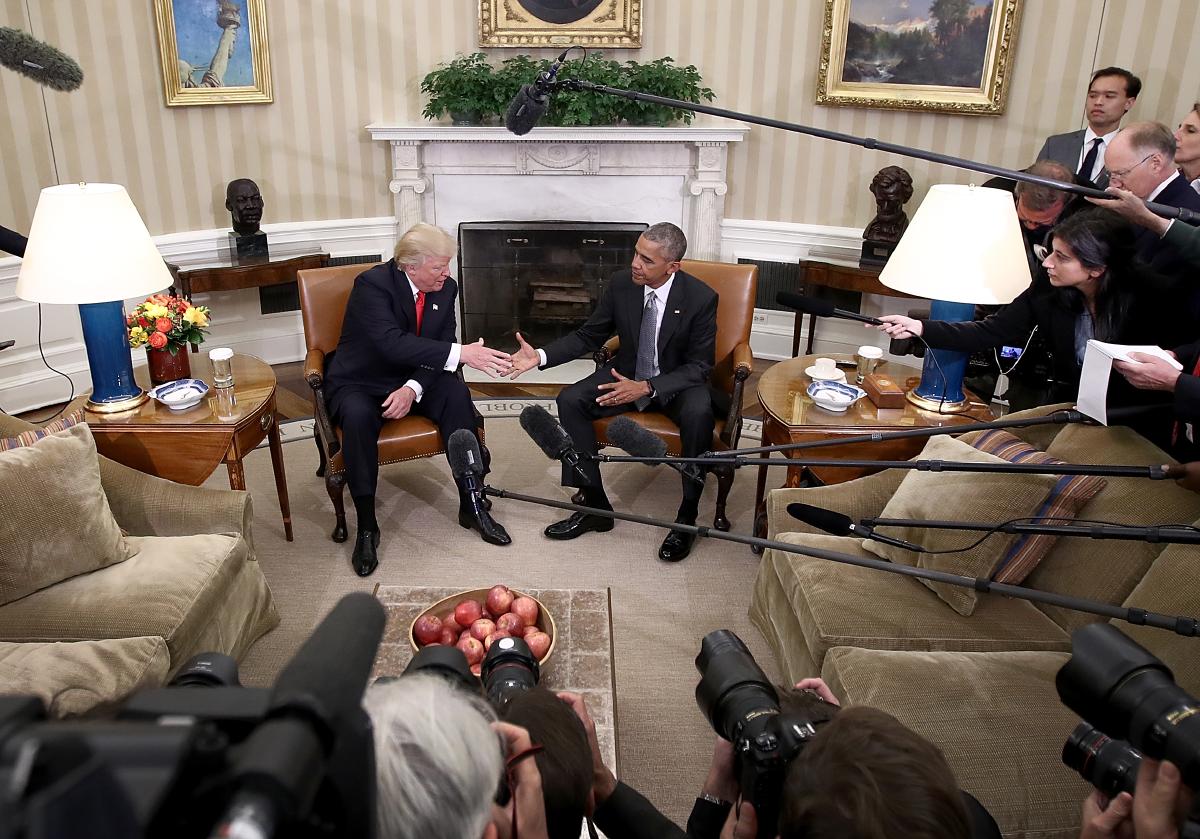 Trump meet Obama