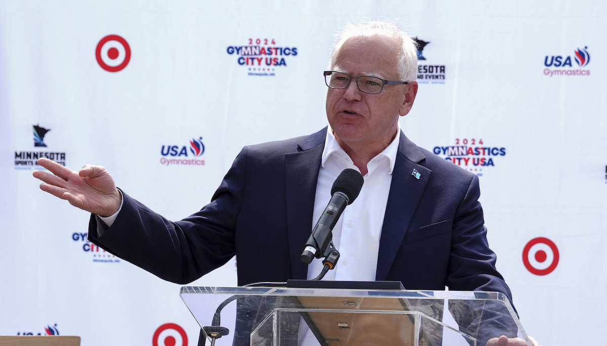 Gov. Tim Walz speaks at press conference in Minneapolis 06-24-2024