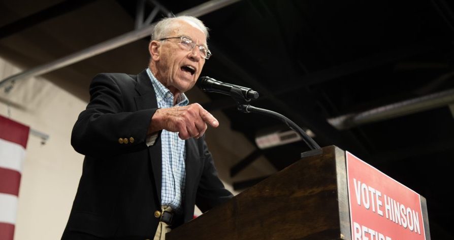 Grassley at debate