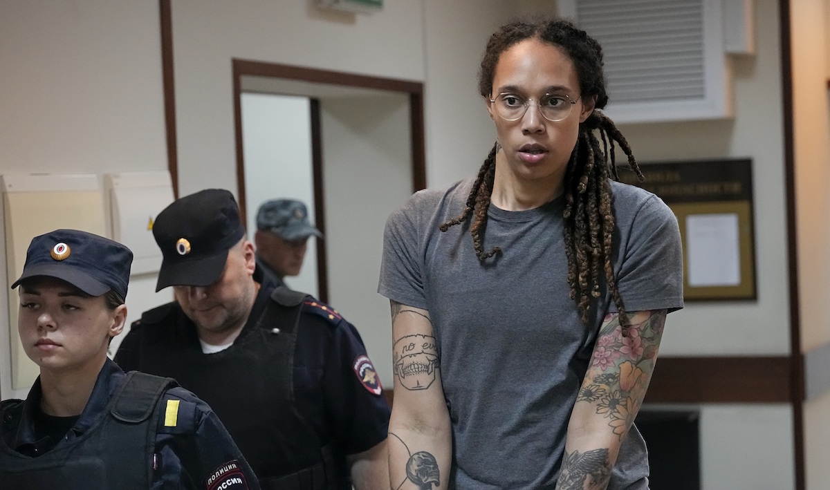 Griner on Aug. 4, 2022