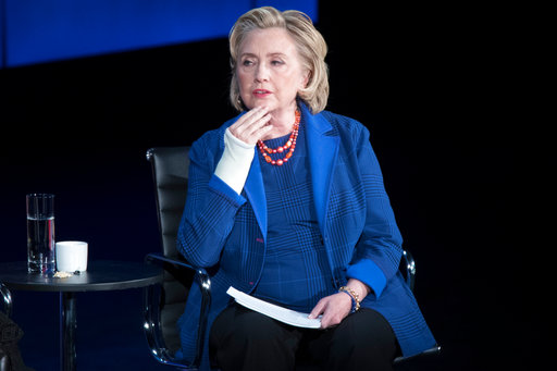 HIllary Clinton in New York April 2018