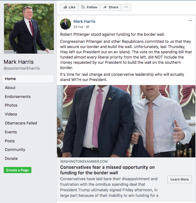 harris facebook