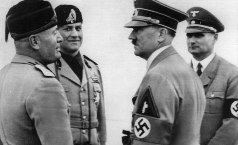 Hitler and Mussolini