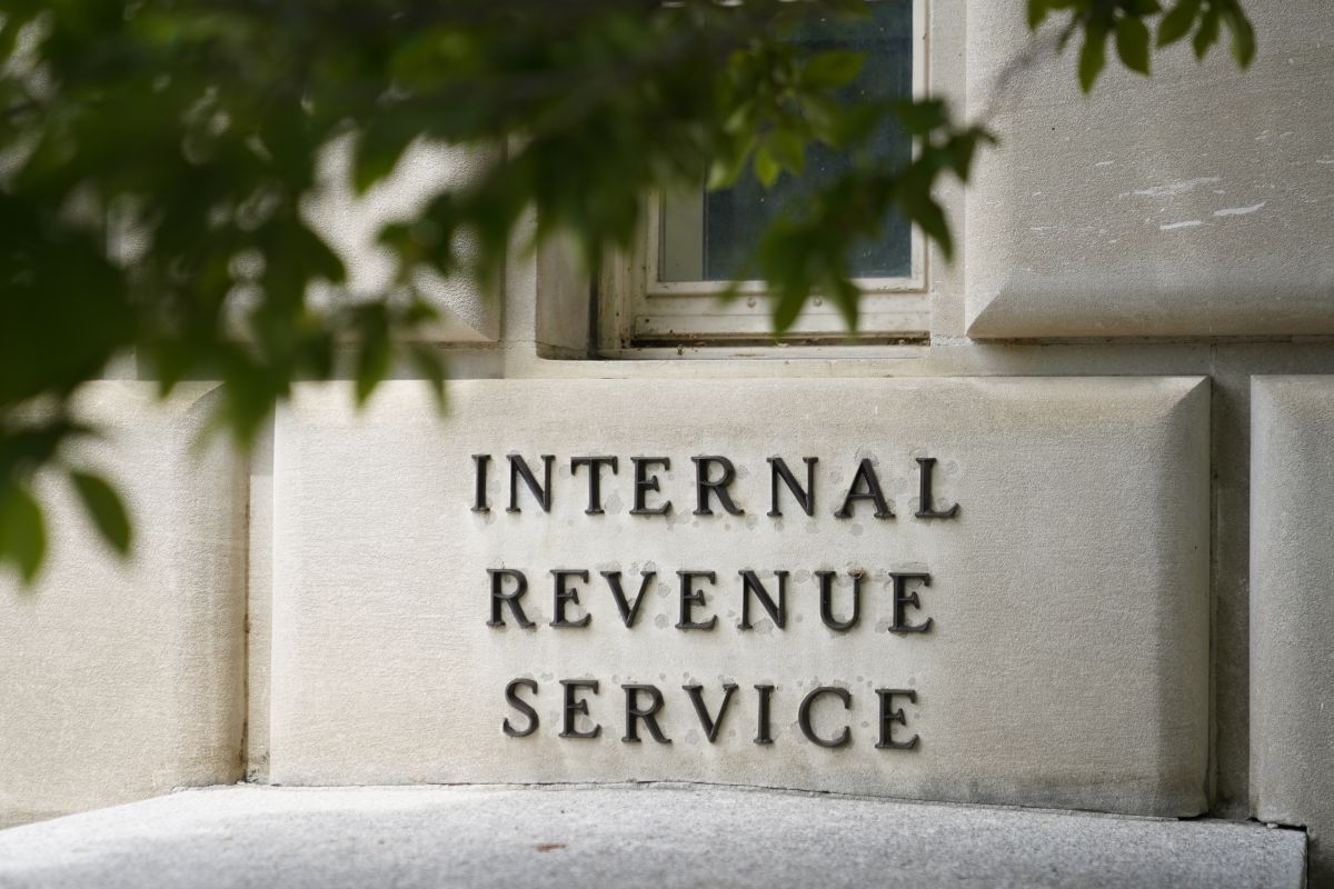Internal Revenue Service sign