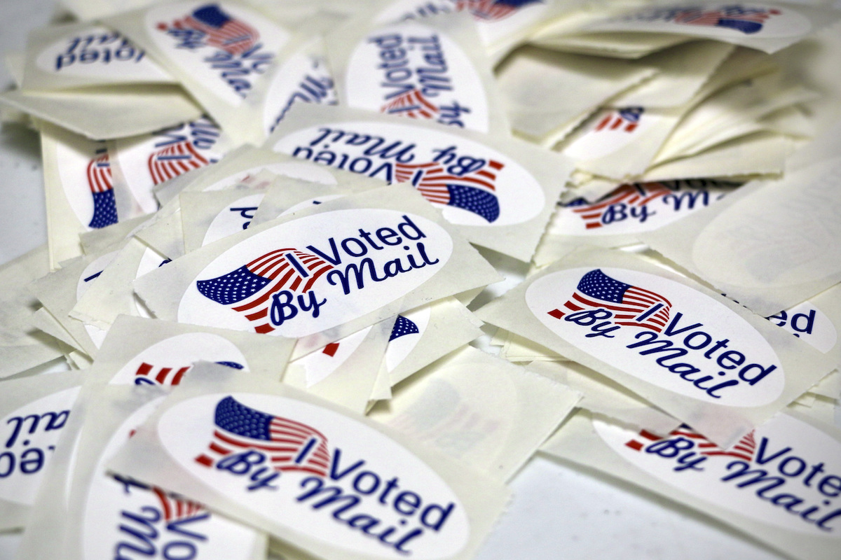 Goldsboro, N.C. I voted by mail stickers 9-22-22
