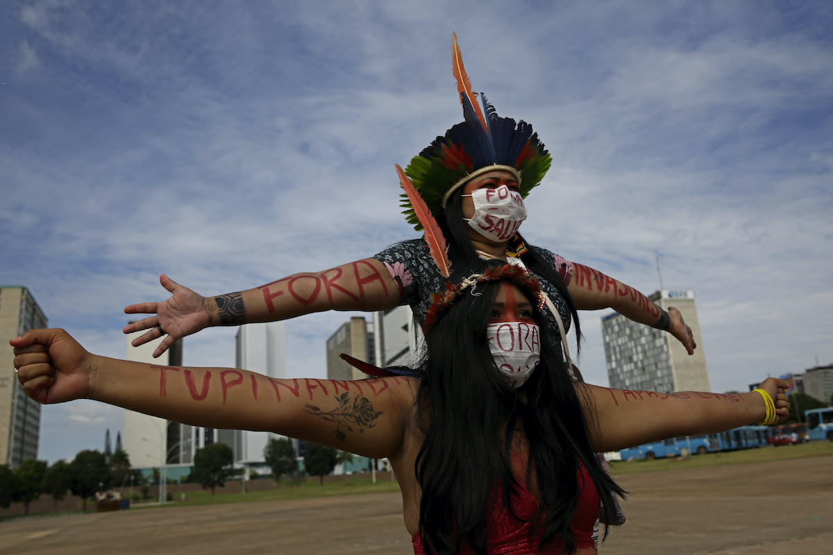 Image accompanying Under the 30x30 global land protection goal “300 million people stand to lose their land and livelihood, most of them tribal and indigenous peoples.”