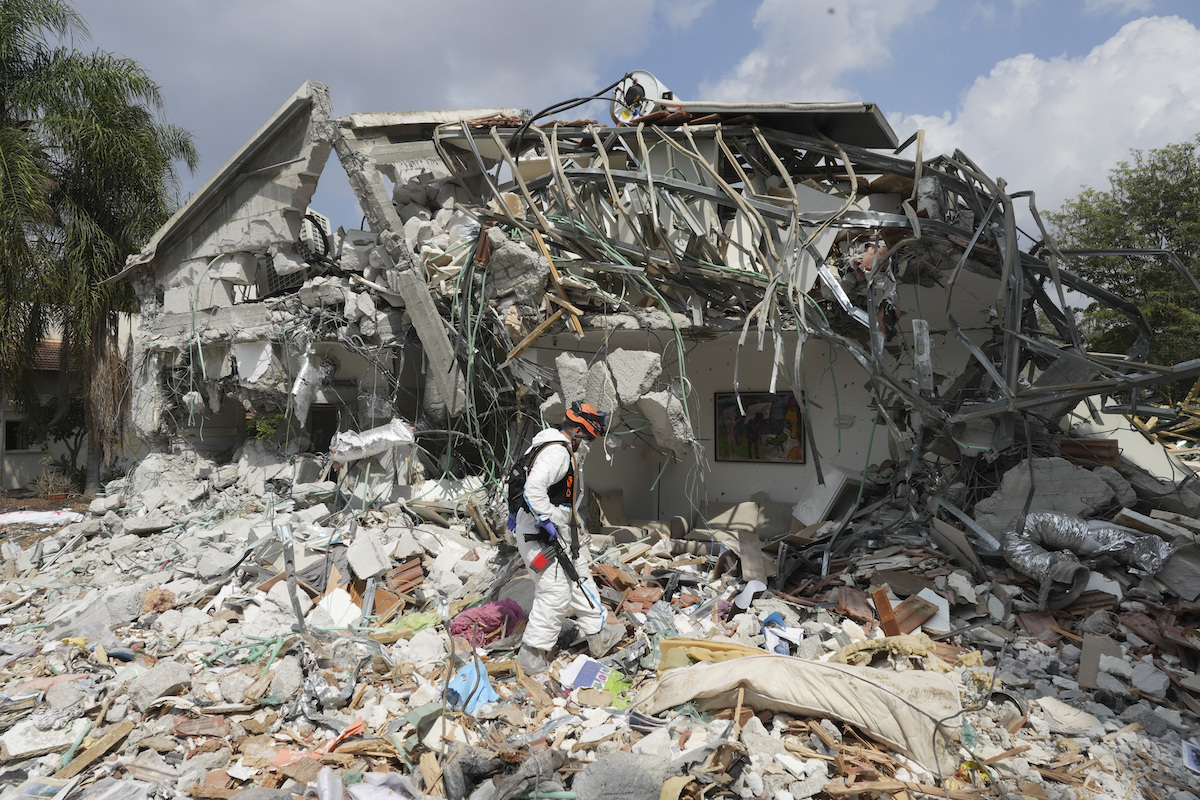 Israeli soldier house destroyed by Hamas, 10-11-2023