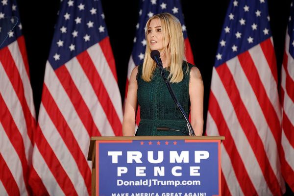 Ivanka at podium