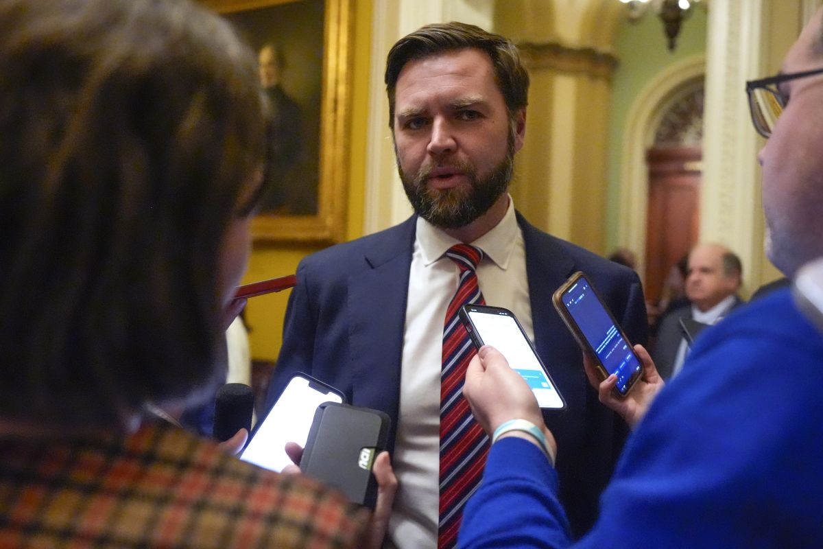 JD Vance in the halls of Congress