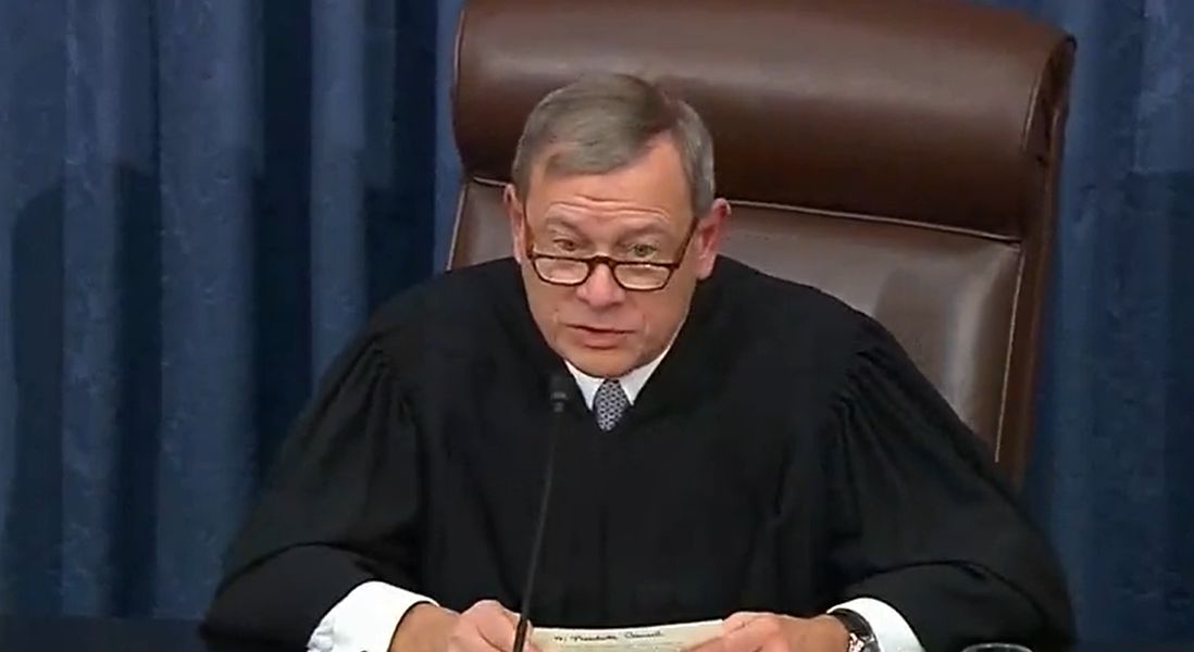 John Roberts presiding